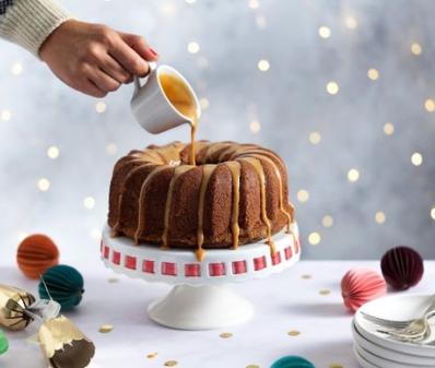 Sticky Toffee Bundt Cake with Caramel Sauce