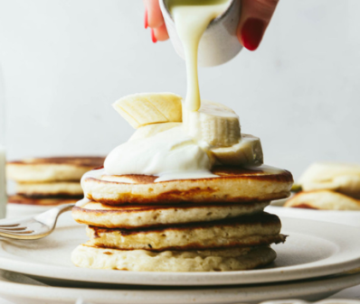Condensed Milk Pancakes
