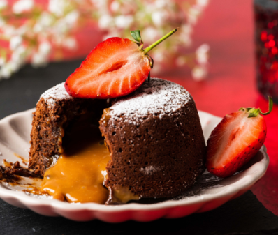 Salted Caramel Lava Cake
